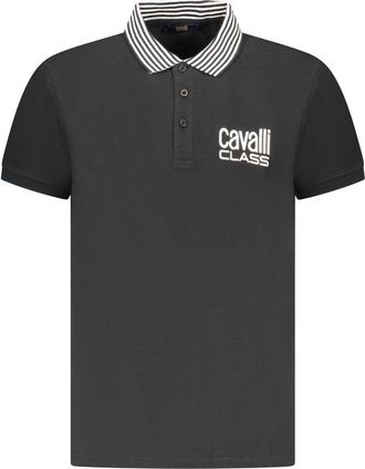 Cavalli Cotton Men Polo Mens Shirt