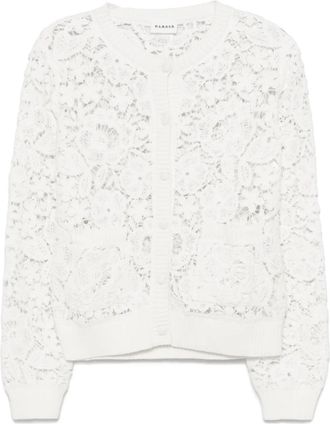 P.A.R.O.S.H. Copper cardigan - women - Cotton - S - White