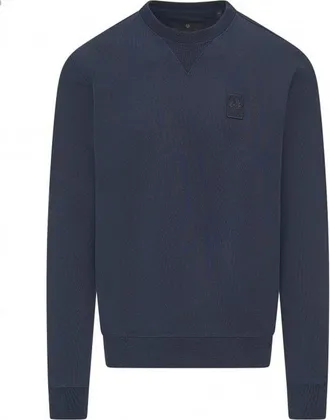 Belstaff CURATOR CREWNECK SWEATSHIRT Size: XXL, colour: NAVY