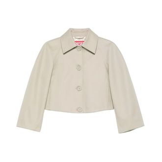 Diesel Light Jackets, female, Beige, Size: 3XS Light Jacket