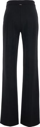 Twinset Womens Trousers Black Tech Fabric