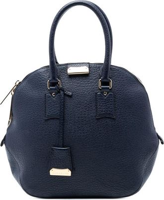 Burberry Pre-owned Burberry Large Grained Calfskin Heritage Orchard Bowling Bag Ladies IRPPONRS6FFEIUNG