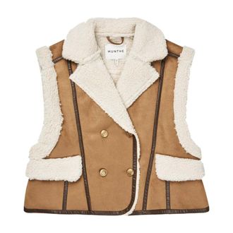 Munthe Vests - - Jackets - Donna - Marrone - L