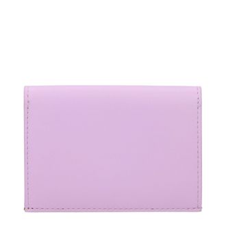 Jil Sander Leather Card Case - Pink