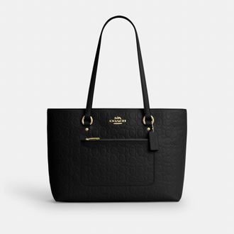 Coach Station Tote Bag In Signature Leather