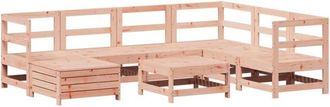 vidaXL 8 Piece Garden Sofa Set Solid Wood Douglas Fir vidaXL