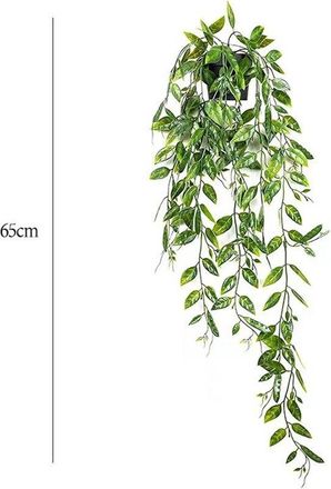 OEM Planta Colgante Artificial, Planta De Eucalipto Artificial En Maceta, Para Interiores, Dormitorio, Ba&ntilde;o Estilo Bohemio, Hogar, Estilo 10