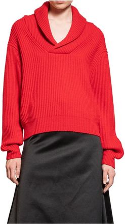 The Garment Truien & Vesten, Dames, Rood, XS, Wol, Rode Cashmere Crew Sweater