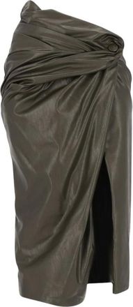 Diesel O-Dasli Draped Pencil Skirt - Skirts - Mujer - Verde - S