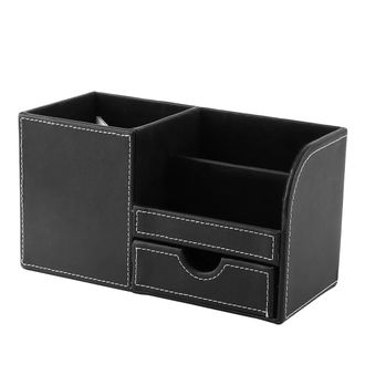 OEM Cajas De Almacenamiento Para Oficina, Organizadores De Escritorio, Cajas De Almacenamiento De Cuero
