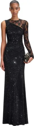 Self Portrait Mujer, Vestidos, Negro, Talla: M