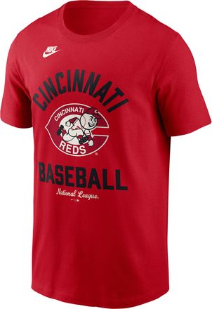 Nike Cincinnati Reds Cooperstown Nike Mens MLB T-Shirt in Red | N19962QR75-079