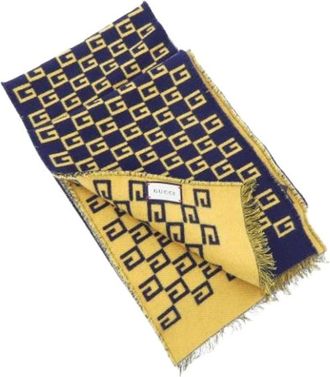 Gucci Pre-owned Scarves, male, Multicolor, Size: ONE SIZE Pre-owned Vintage Stole