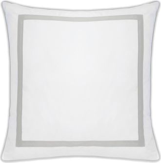 Matouk Louise 500 Thread Count Euro Sham in Silver at Nordstrom