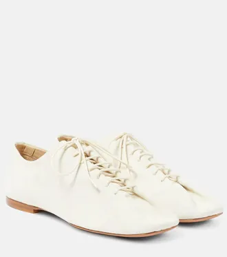 Christophe Lemaire Souris denim Derby shoes