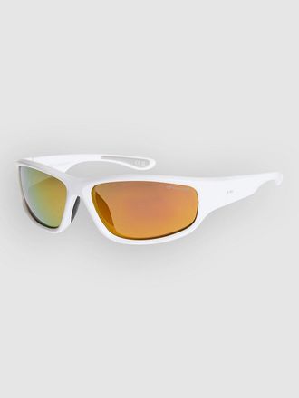 Dot Dash Eclipse Shiny White Sonnenbrille weiss