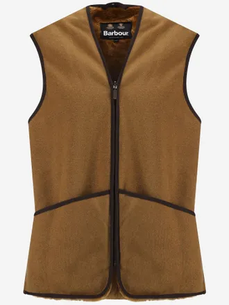 Barbour omkeerbaar acrylfleecevest met ritssluiting