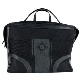 Fendi Pre-owned Handbags, male, Black, Size: ONE SIZE Pre-owned Vintage Handbag