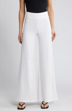 Frame Denim Jetset Wide Leg Flare Pull-On Jeans in White at Nordstrom Rack, Size 0 (22-24 Us)
