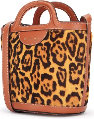 Marni Womens Shoulder Bag Gold Body Ovine Leather