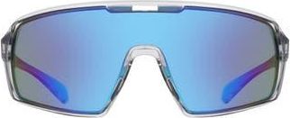 Dragon 62mm Shield Sunglasses in Crystal Grey/Blue Mirror at Nordstrom Rack