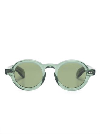 Moscot Foygel zonnebril met rond montuur - Groen