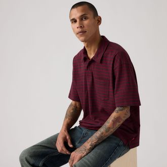 Levi's Finn Boxy Pocket Polo - Mens - 2XL - Black