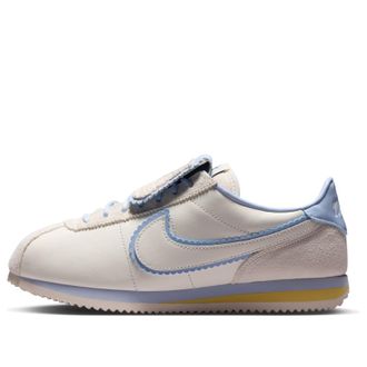 Nike (WMNS) Nike Cortez Sail Soft Yellow Hydrogen Blue IW6363-117