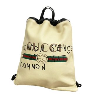 Gucci Black Ivory Leather Tote Bag (Pre-Owned)
