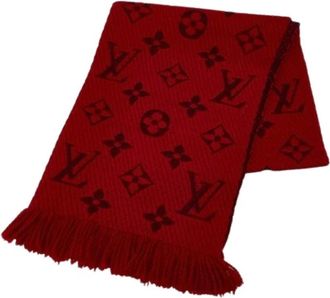 Louis Vuitton Pre-owned Scarves, female, Red, Size: ONE SIZE Pre-owned Silk Scarf