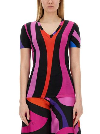 Pucci Marble Print T-Shirt