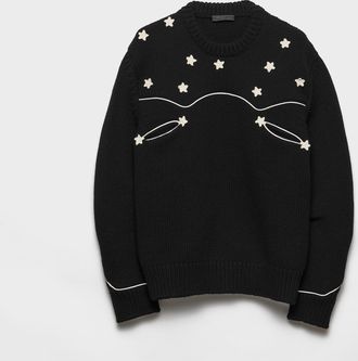Prada Oversized Shetland wool sweater