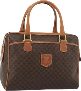 Celine Pre-owned Vintage Boston Bag - Dames - Vintage Handtas - Bruin - ONE Size - Leer - Vintage