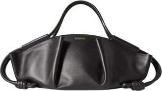 Loewe Medium Black Leather Paseo Bag