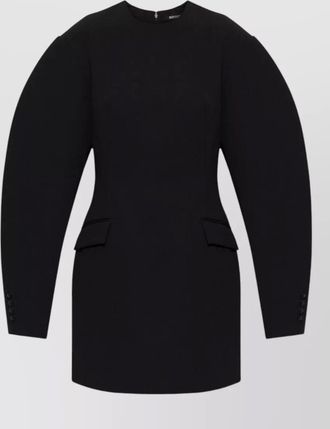 Rotate tailored puff-sleeve mini dress