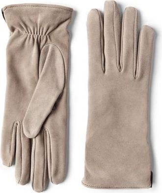 Brunello Cucinelli Suede gloves in Beige at Nordstrom, Size Medium