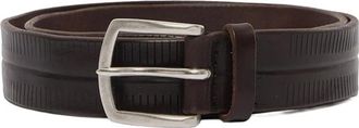 Orciani Bull Soft Leather Belt - Heren - Riemen - Bruin - 100 CM - Leer - Accessoires
