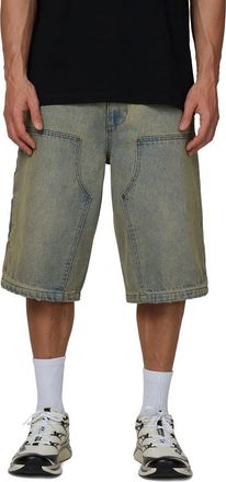 Good For Nothing Carpenter Denim Shorts in Medium Blue at Nordstrom, Size X-Large