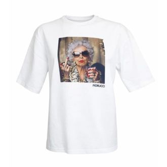 Fiorucci Donna, Top, Bianco, M, new