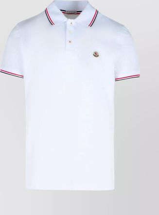 Moncler cotton short-sleeve polo shirt