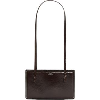 Toteme Cocktail Patent Leather Shoulder Bag in Bark at Nordstrom