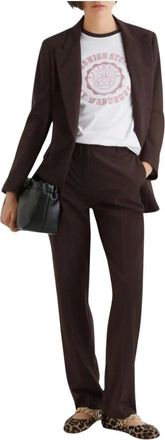 Marella Nova Blazer - Dames - Blazers - Bruin - M - Katoen - Jassen