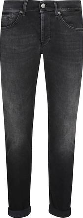 Dondup Stijlvolle Denim Jeans - Heren - Slim Fit Jeans - Zwart - W38 - Denim - Jeans