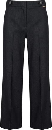 Twinset Pantaloni con piega - Trousers - Mujer - Negro - XS
