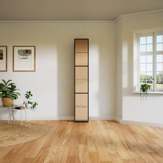 MYCS Hochschrank Eiche - Moderner Schrank: T&uuml;ren in Eiche - Hochwertige Materialien - 41 x 238 x 34 cm, Selbst zusammenstellen