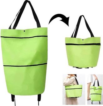 OEM Carrello Della Spesa Pieghevole - 20 L - Verde