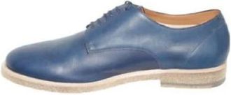 Fratelli Rossetti Suede Derby - Heren - Nette schoenen - Blauw - 44 EU - Leer - Schoenen