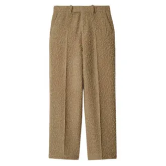Burberry Linen Wool Blend Tailored Trousers, Brand Size 46 ( Waist Size 31.1 )