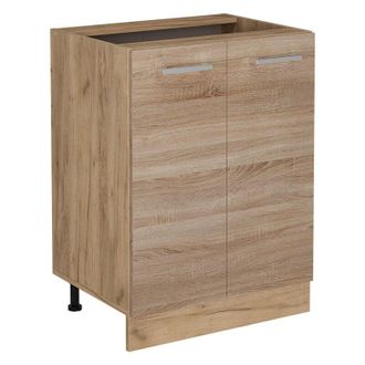 Vicco Mueble Bajo De Cocina R-line, Sonoma, 60 Cm Sin Encimera