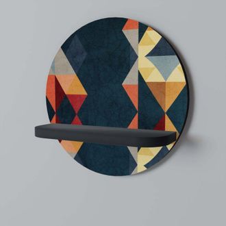 OEM Estante Redondo Cracked Illusion Negro